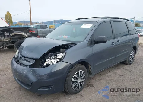 2007 Toyota Sienna Ce z USA, uszkodzony, nr VIN 5TDZK23C87S048209